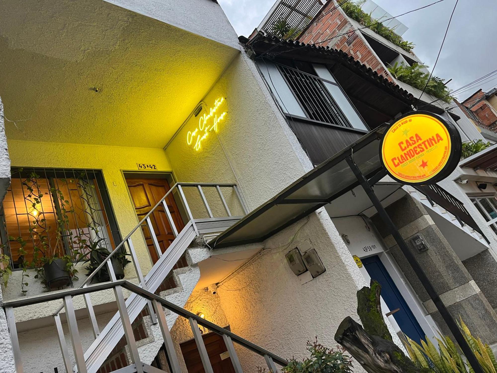 Casa Clandestina Guest House Medellín Zewnętrze zdjęcie